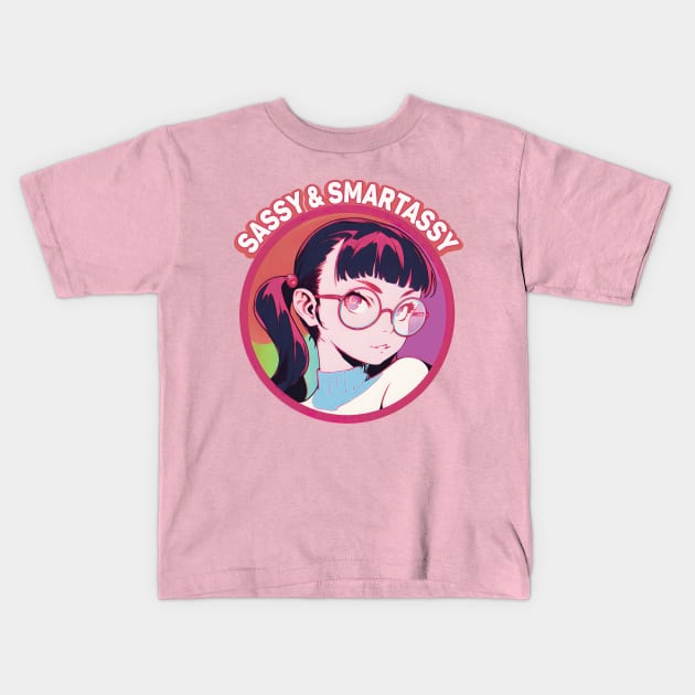 Sassy and Smartassy Kids T-Shirt by snipcute